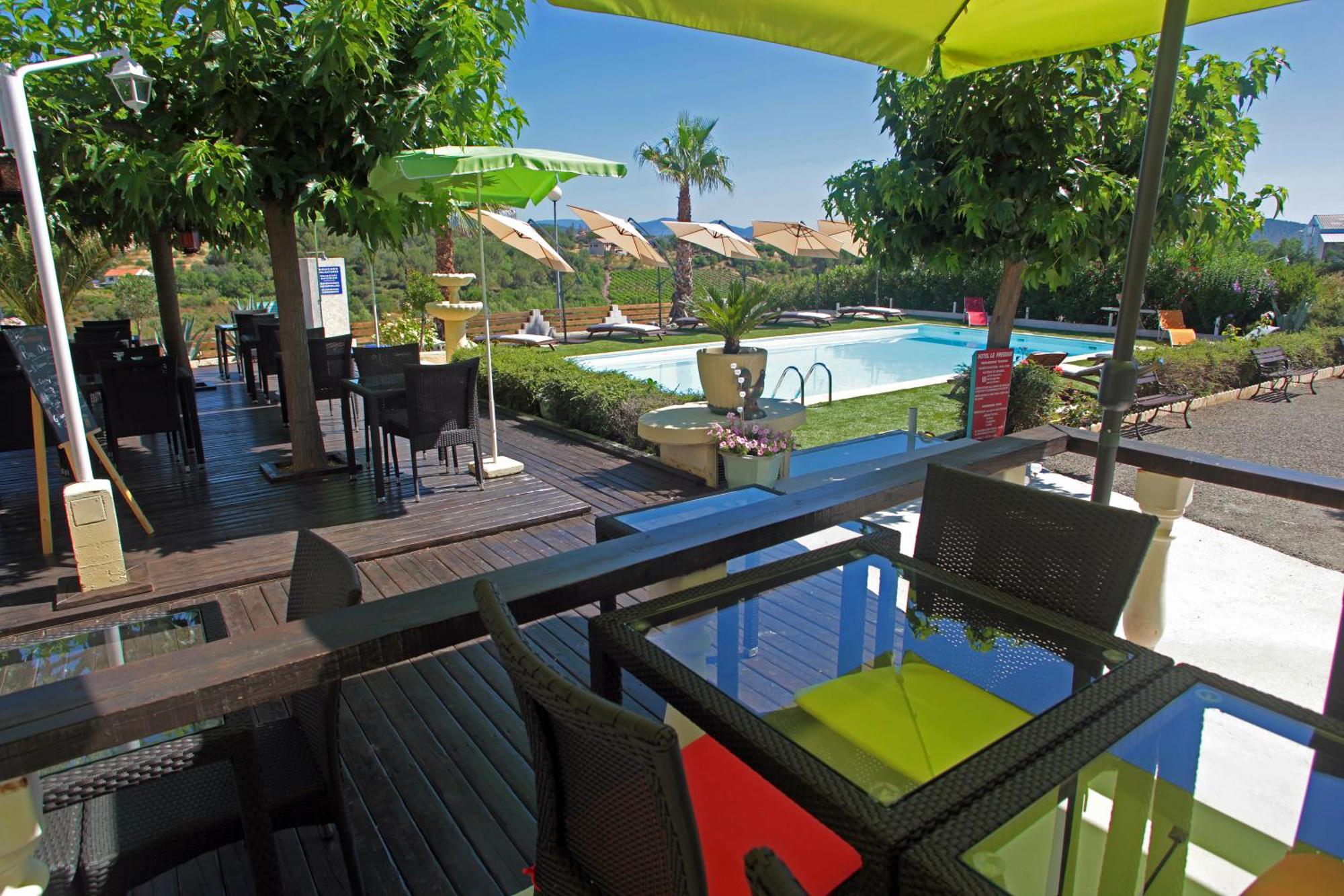 Logis Hotel Le Pressoir Saint-Chinian Eksteriør billede